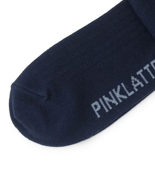 PINK-latte / ピンク ラテ ソックス | シンプルロゴ刺繍26cmソックス | 詳細2