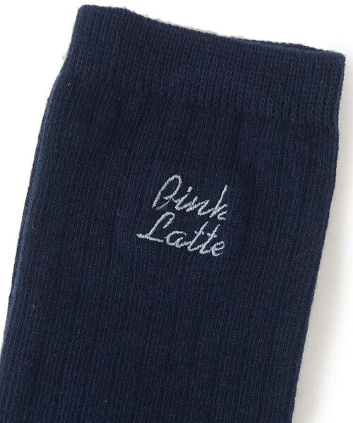 PINK-latte / ピンク ラテ ソックス | シンプルロゴ刺繍26cmソックス | 詳細4