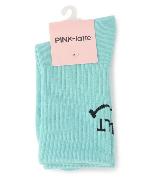 PINK-latte / ピンク ラテ ソックス | にこちゃんロゴショートソックス | 詳細1