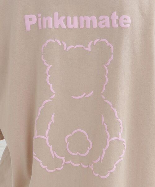 PINK-latte / ピンク ラテ Tシャツ | 【130cmサイズあり】バッククマちゃんTシャツ | 詳細14
