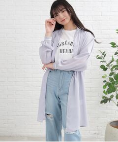 PINK-latte / ピンク ラテ その他トップス | 【UV/セットアイテム】透けロングブルゾン+TシャツSET