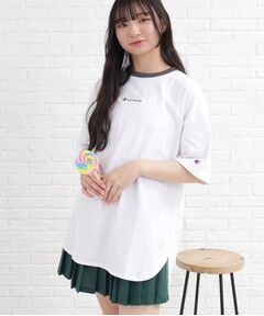 【Champion/チャンピオン】コラボ リンガーチュニックTシャツ