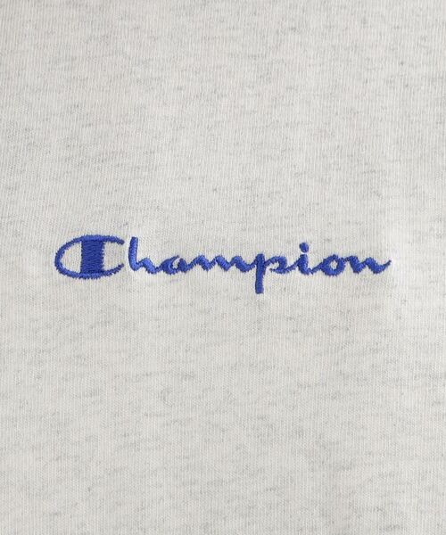 PINK-latte / ピンク ラテ Tシャツ | 【Champion/チャンピオン】コラボ リンガーチュニックTシャツ | 詳細7