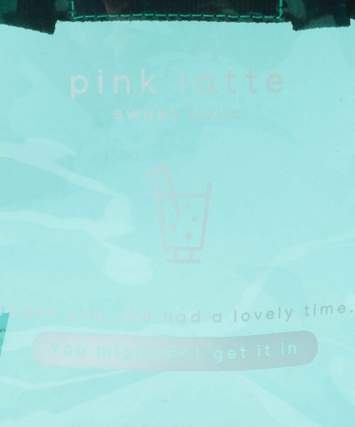 PINK-latte / ピンク ラテ ショルダーバッグ | 【2WAY】推し活にも♪ビニールミニショルダー/ポーチ | 詳細12