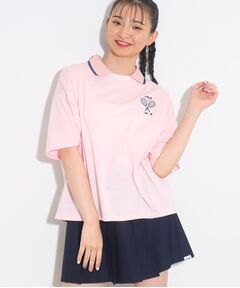 【FILAコラボ】FILA×PINKLATTE カットポロシャツ