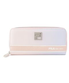 【FILA】グラデブローチラウンド長財布