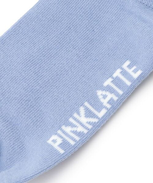 PINK-latte / ピンク ラテ ソックス | リブロゴラインショート丈 | 詳細3