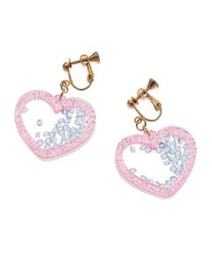 PINK-latte / ピンク ラテ ピアス・イヤリング | ハートクリアイヤリング