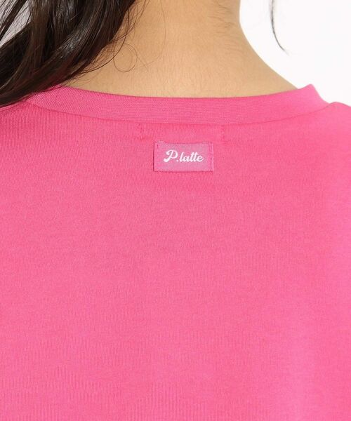 PINK-latte / ピンク ラテ カットソー | 裾シャーリングTシャツ | 詳細15