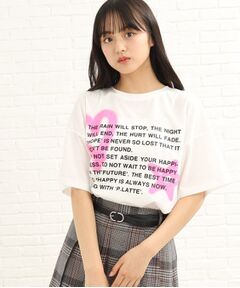 スプレープリントTシャツ