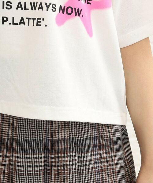 PINK-latte / ピンク ラテ Tシャツ | スプレープリントTシャツ | 詳細6