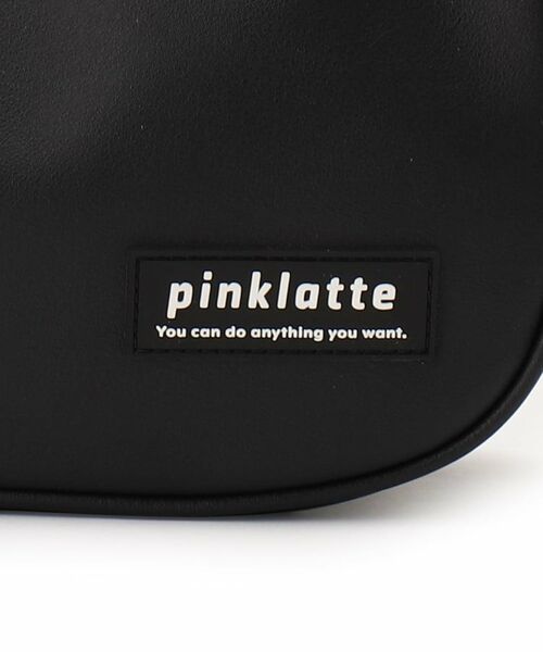 PINK-latte / ピンク ラテ ショルダーバッグ | プラチェーン付きハーフムーンショルダーバッグ | 詳細8