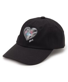 ハートビニール×モチーフ入りCAP