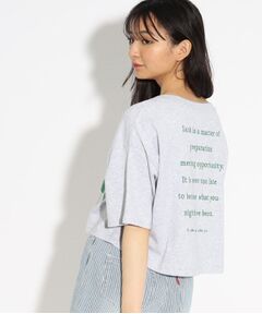 【綿100％】カレッジプリントTシャツ