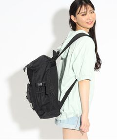 【容量約23．5L】メッシュポケット付きBOX型リュック