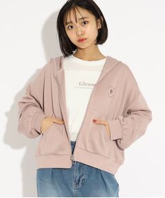 【2点SET】ダンボール素材パーカ＋インナーロゴTシャツSET