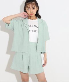 【3点SET】ジャケット+ショートパンツ＋インナーTシャツセットアップ