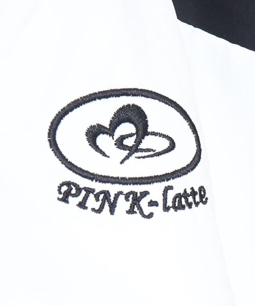 PINK-latte / ピンク ラテ レザーブルゾン・ジャケット | フード付きスポーティブルゾン | 詳細8
