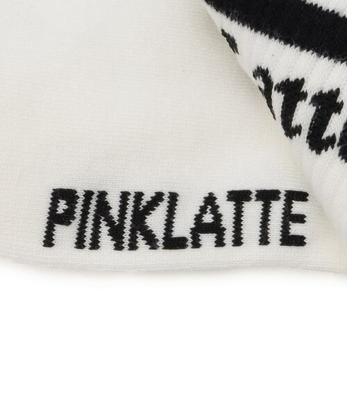 PINK-latte / ピンク ラテ ソックス | リブロゴラインショート丈ソックス | 詳細6