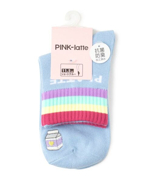PINK-latte / ピンク ラテ ソックス | ロゴ入りショート丈ソックス | 詳細1