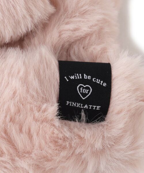 PINK-latte / ピンク ラテ 手袋 | ビッグポンポン付きファーミトン | 詳細5