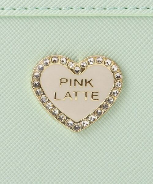 PINK-latte / ピンク ラテ 財布・コインケース・マネークリップ | ハートビジューラウンド財布 | 詳細9