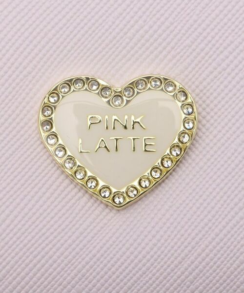 PINK-latte / ピンク ラテ 財布・コインケース・マネークリップ | ビジューハートがま口ミニ財布 | 詳細8