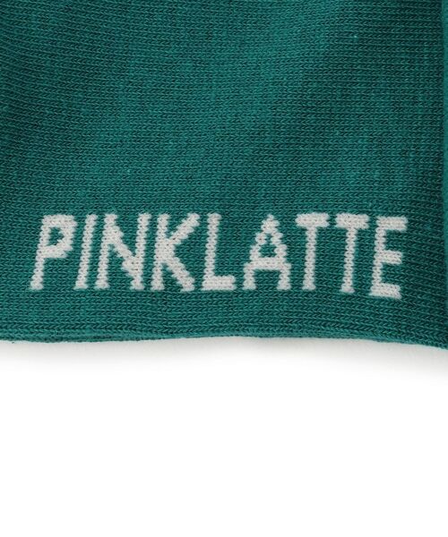 PINK-latte / ピンク ラテ ソックス | ラインロゴリブショート丈ソックス | 詳細5