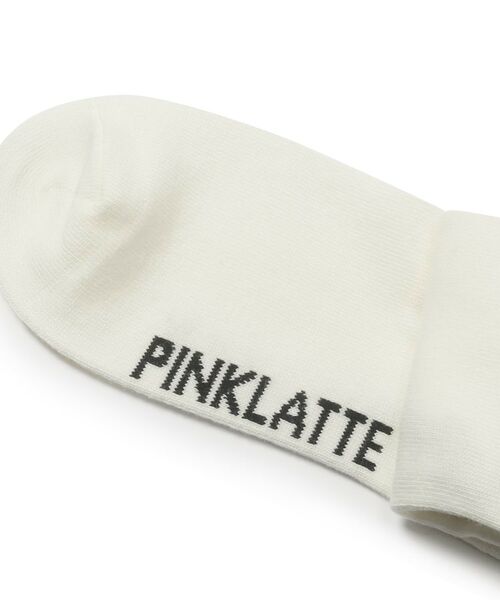 PINK-latte / ピンク ラテ ソックス | 配色3本ロゴショート丈ソックス | 詳細8
