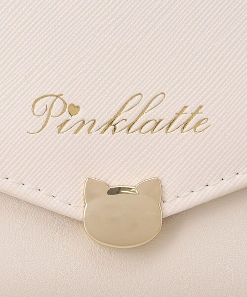 PINK-latte / ピンク ラテ 財布・コインケース・マネークリップ | ネコブローチ財布 | 詳細8