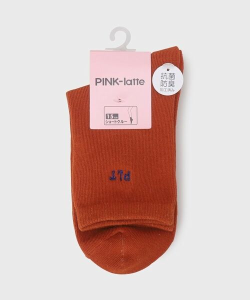 PINK-latte / ピンク ラテ ソックス | 15cm リブロゴショート丈ソックス | 詳細8