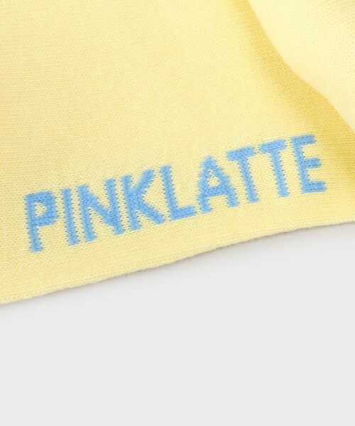 PINK-latte / ピンク ラテ ソックス | 縦ロゴリブショート丈ソックス | 詳細5