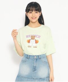 【ニコラ4月号掲載】スケボーベアTシャツ