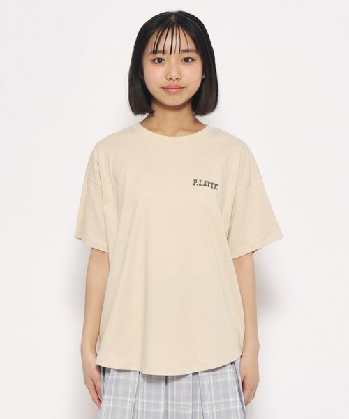 PINK-latte / ピンク ラテ Tシャツ | 【接触冷感機能付き】クマちゃんプリントTシャツ | 詳細13