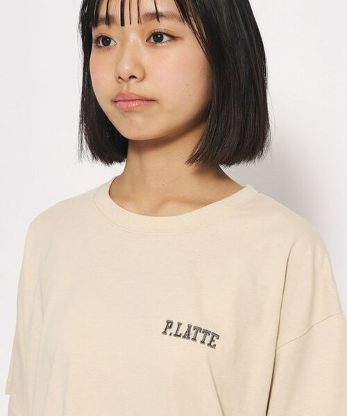 PINK-latte / ピンク ラテ Tシャツ | 【接触冷感機能付き】クマちゃんプリントTシャツ | 詳細16