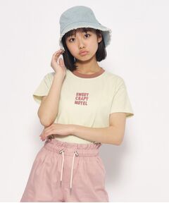 リンガー配色コンパクトTシャツ