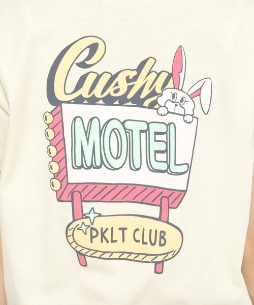 PINK-latte / ピンク ラテ Tシャツ | リンガー配色コンパクトTシャツ | 詳細19