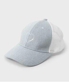 【速乾 接触冷感】夏の必需品ハートフレームCAP