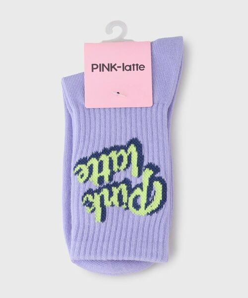 PINK-latte / ピンク ラテ ソックス | ロゴショート丈ソックス | 詳細1