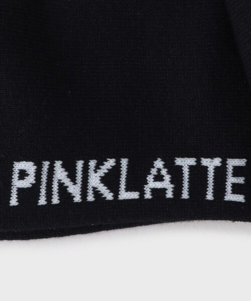 PINK-latte / ピンク ラテ ソックス | 2本ラインロゴニーハイソックス | 詳細4