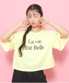 袖リボンTシャツ