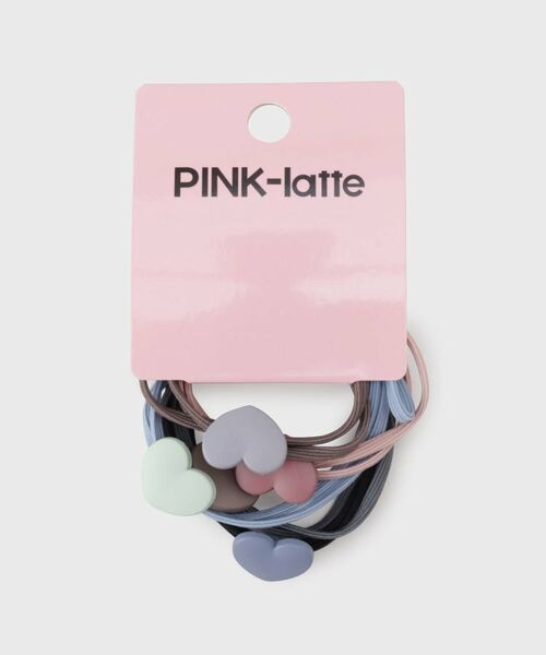 PINK-latte / ピンク ラテ ヘアアクセサリー | ハートゴム5Pセット | 詳細1