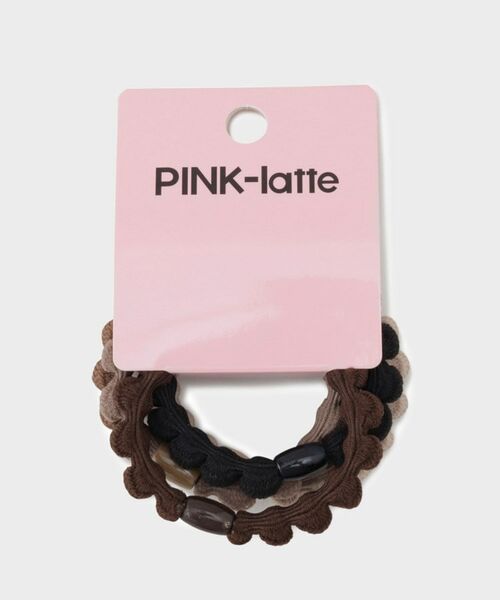 PINK-latte / ピンク ラテ ヘアアクセサリー | ぽこぽこヘアゴム5Pセット | 詳細1