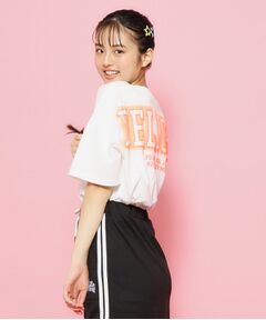 【接触冷感】カレッジスプレーロゴTシャツ