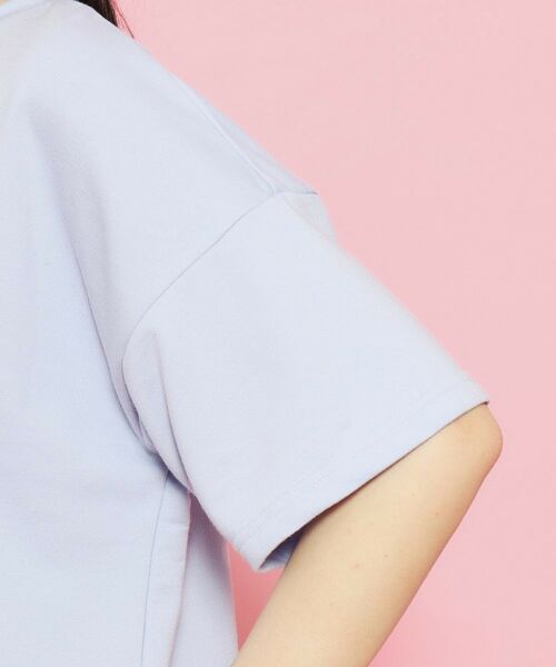 PINK-latte / ピンク ラテ Tシャツ | 【接触冷感】カレッジスプレーロゴTシャツ | 詳細17