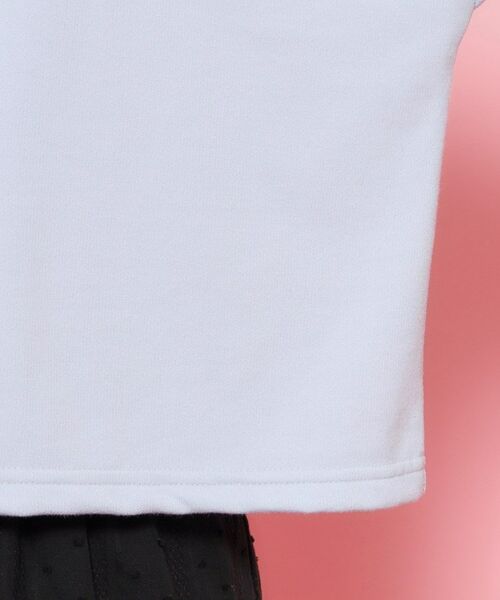 PINK-latte / ピンク ラテ Tシャツ | 【接触冷感】カレッジスプレーロゴTシャツ | 詳細18