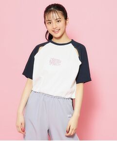 配色ラグランTシャツ