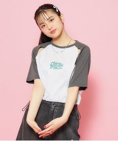 配色ラグランTシャツ