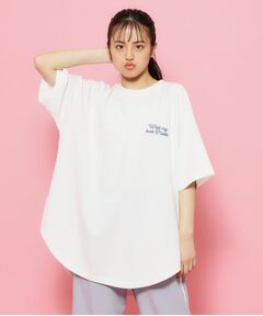 【バックポイントあり!】チュニックTシャツ