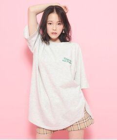 【バックポイントあり!】チュニックTシャツ